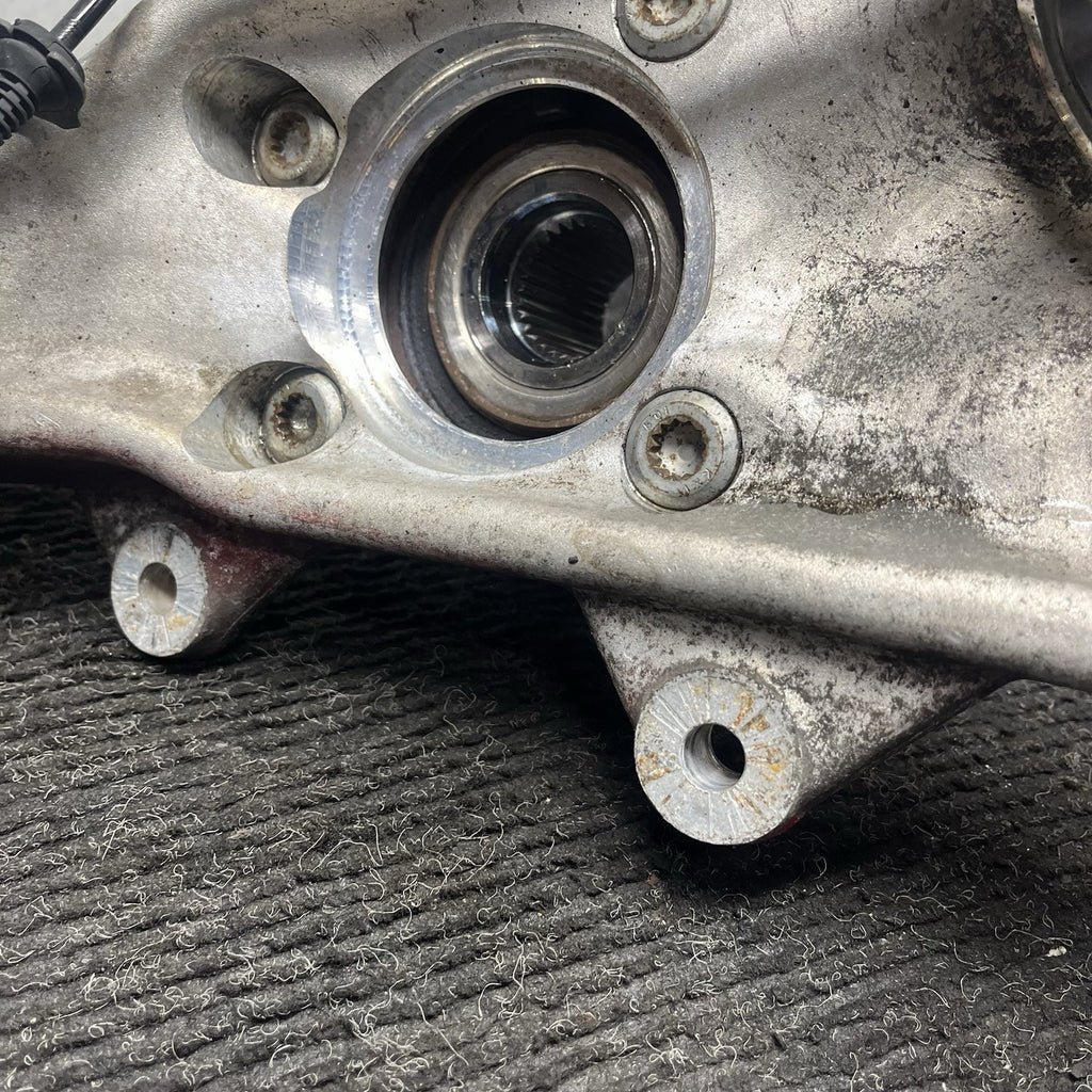 ☑️OEM BMW E70 F15 F16 X5 X6 Front Left Driver Spindle Hub Carrier KnuckleBearing