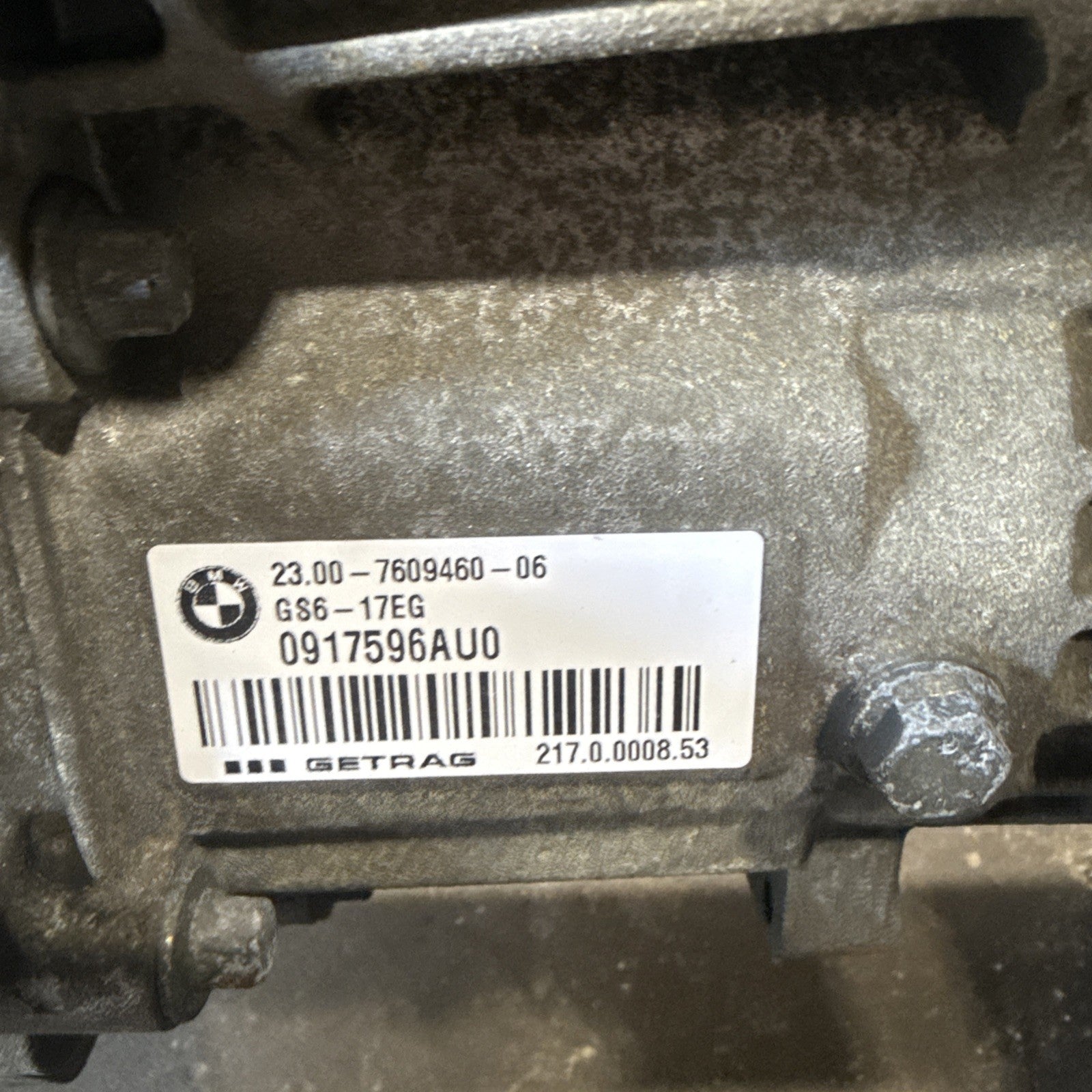 ☑️ 13-18 BMW F30 F32 320i 328i 428i N20 N26  Manual Transmission Gear Box RWD