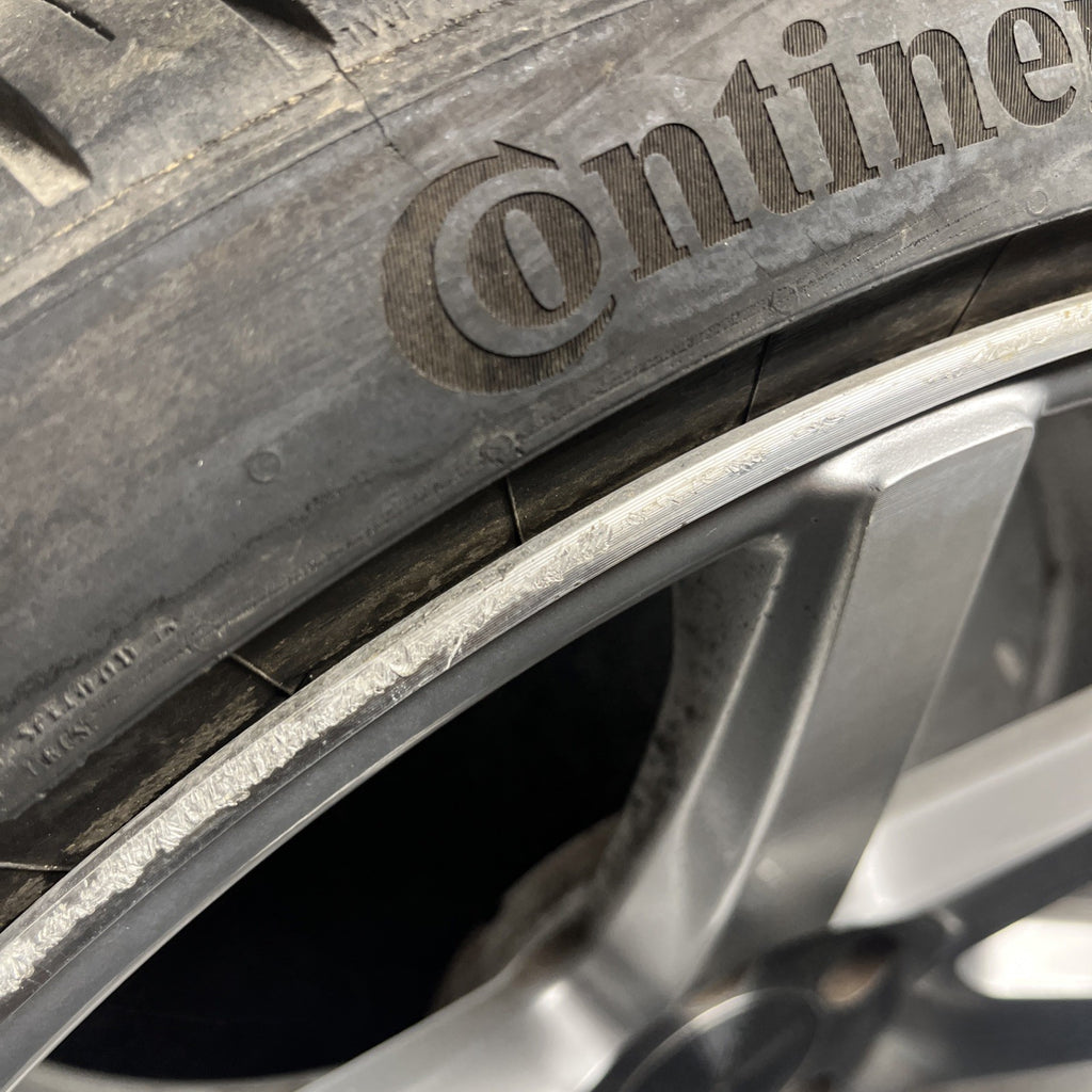 ☑️ ONE Vossen CV3 Silver Wheel W/TIRE & Cap 20x10.5 et30 5x112