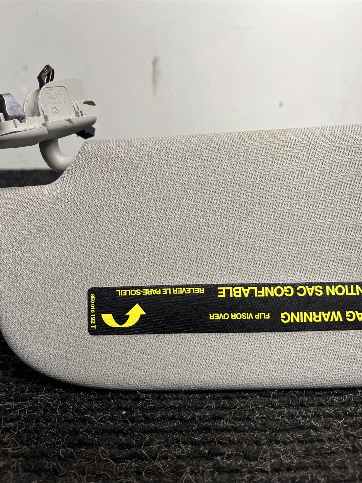 ☑️ 2012-2017 AUDI A6 - Right SUN Visor / Mirror OEM 4G0857552A