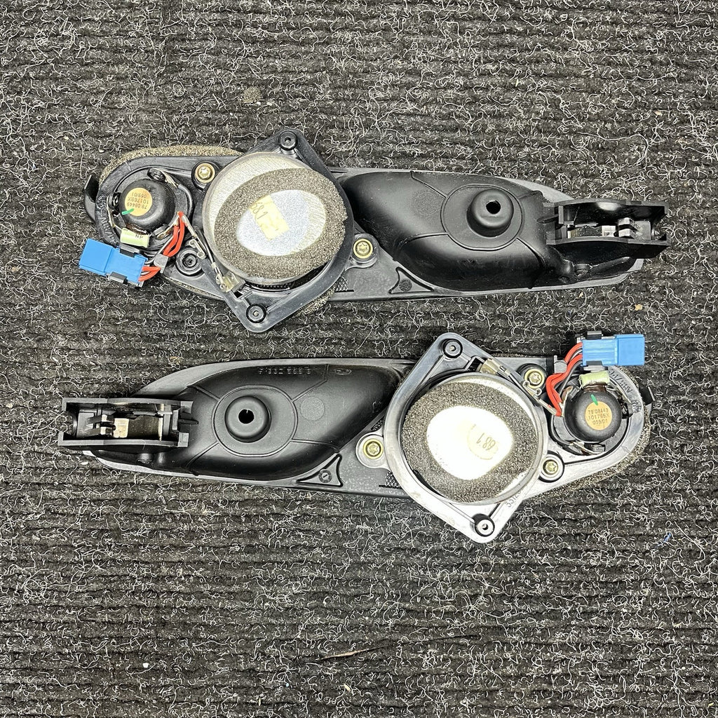 ☑️ 01-06 BMW E46 325CI 330CI M3 HARMON KARDON HK TWEETER DOOR HANDLES PAIR SET