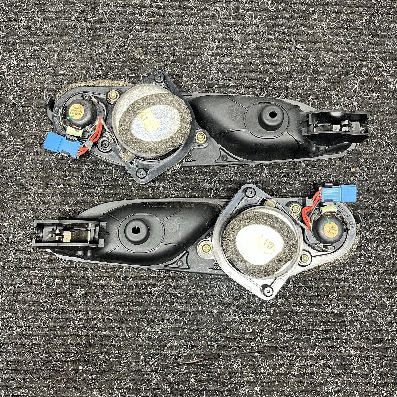 ☑️ 01-06 BMW E46 325CI 330CI M3 HARMON KARDON HK TWEETER DOOR HANDLES PAIR SET