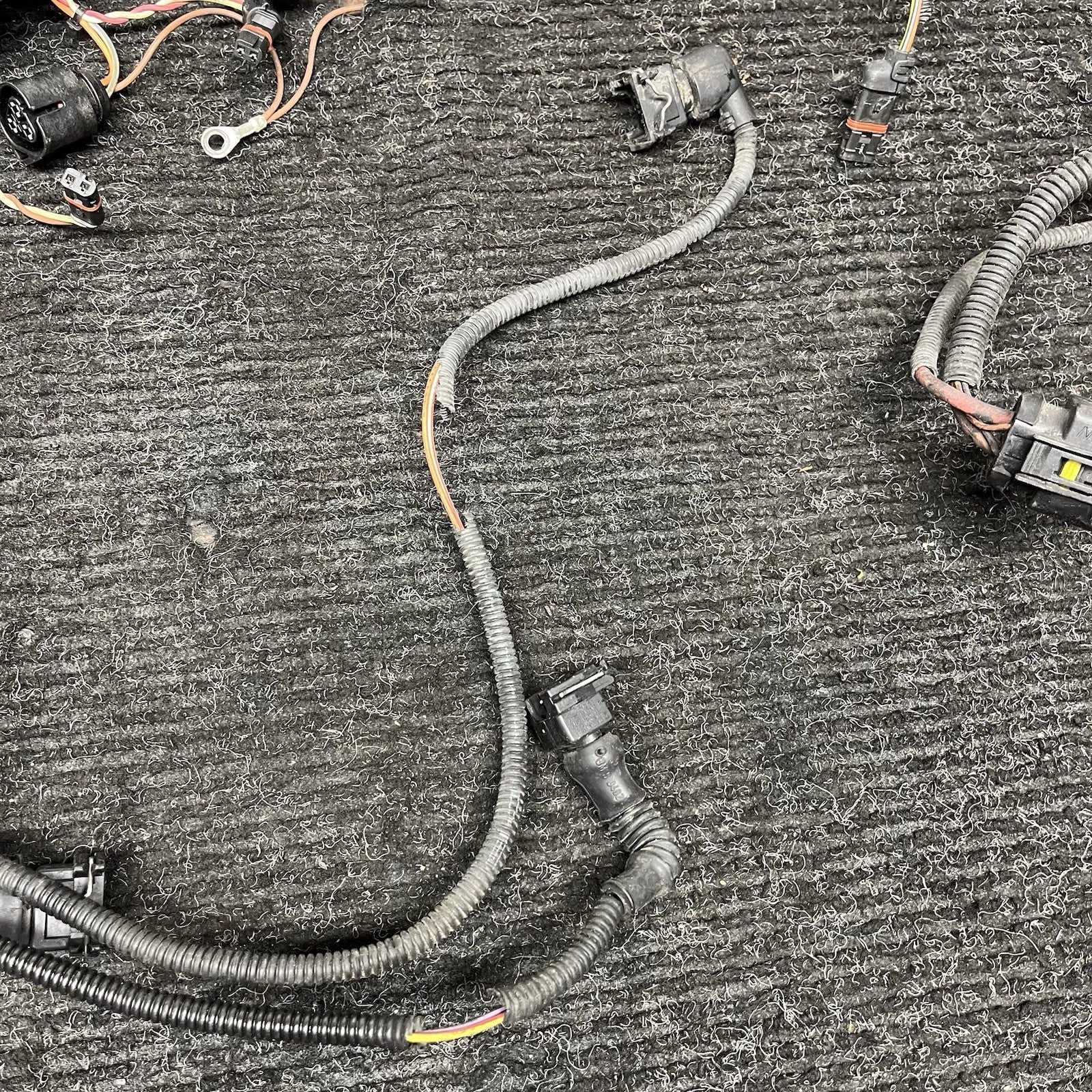 ☑️ Engine N54 Motor Injector Wiring Harness Cable Injection Plug OEM BMW