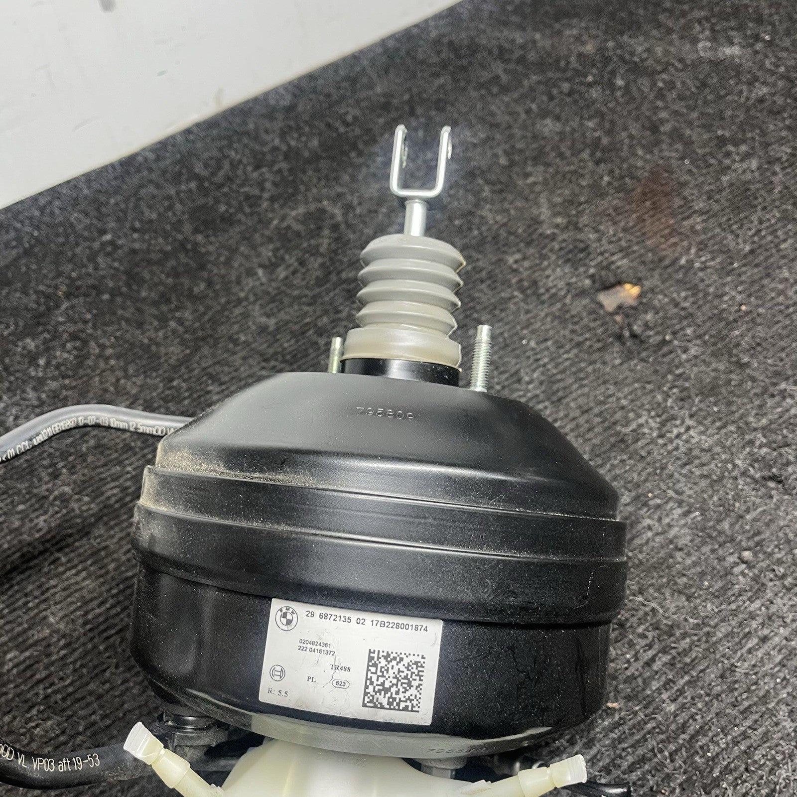 ☑️ 2017-2020 BMW 430I F33 POWER BRAKE BOOSTER W/ MASTER CYLINDER OEM 6872135