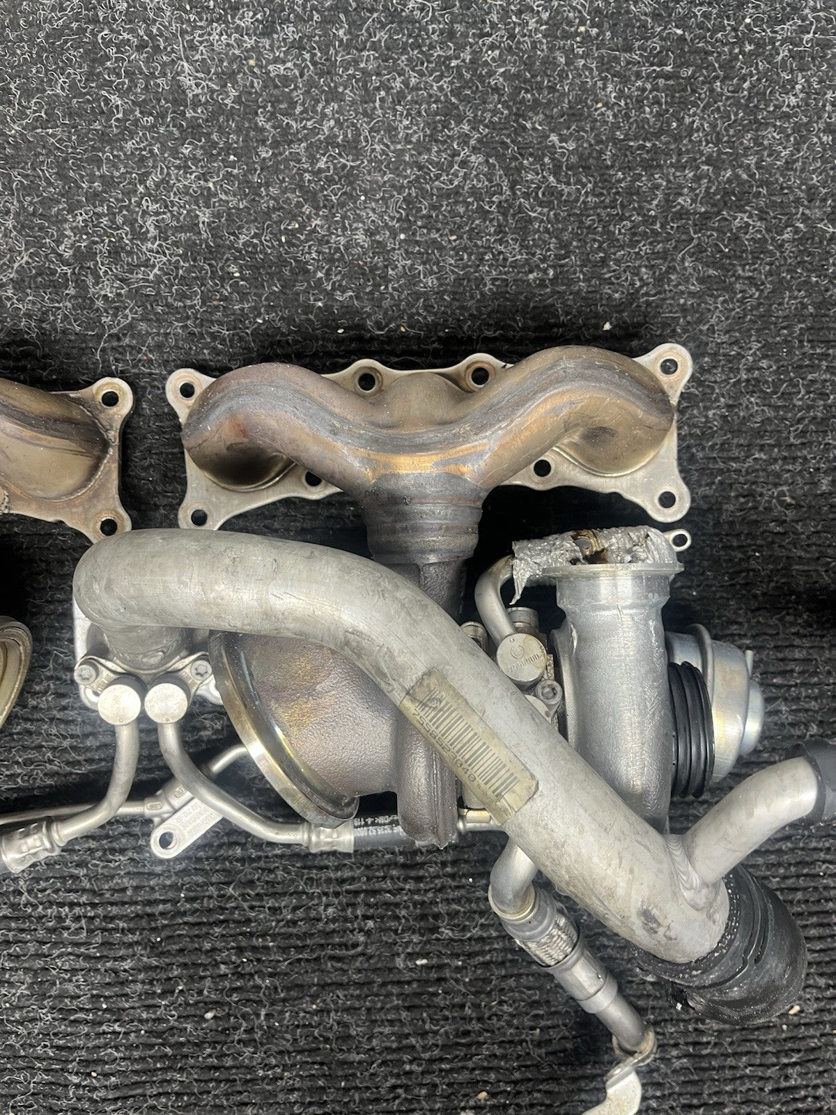 ☑️ 07-10 BMW 335I E90 E92 E93 N54 TWIN TURBO CHARGER SET MANIFOLD OEM 82k