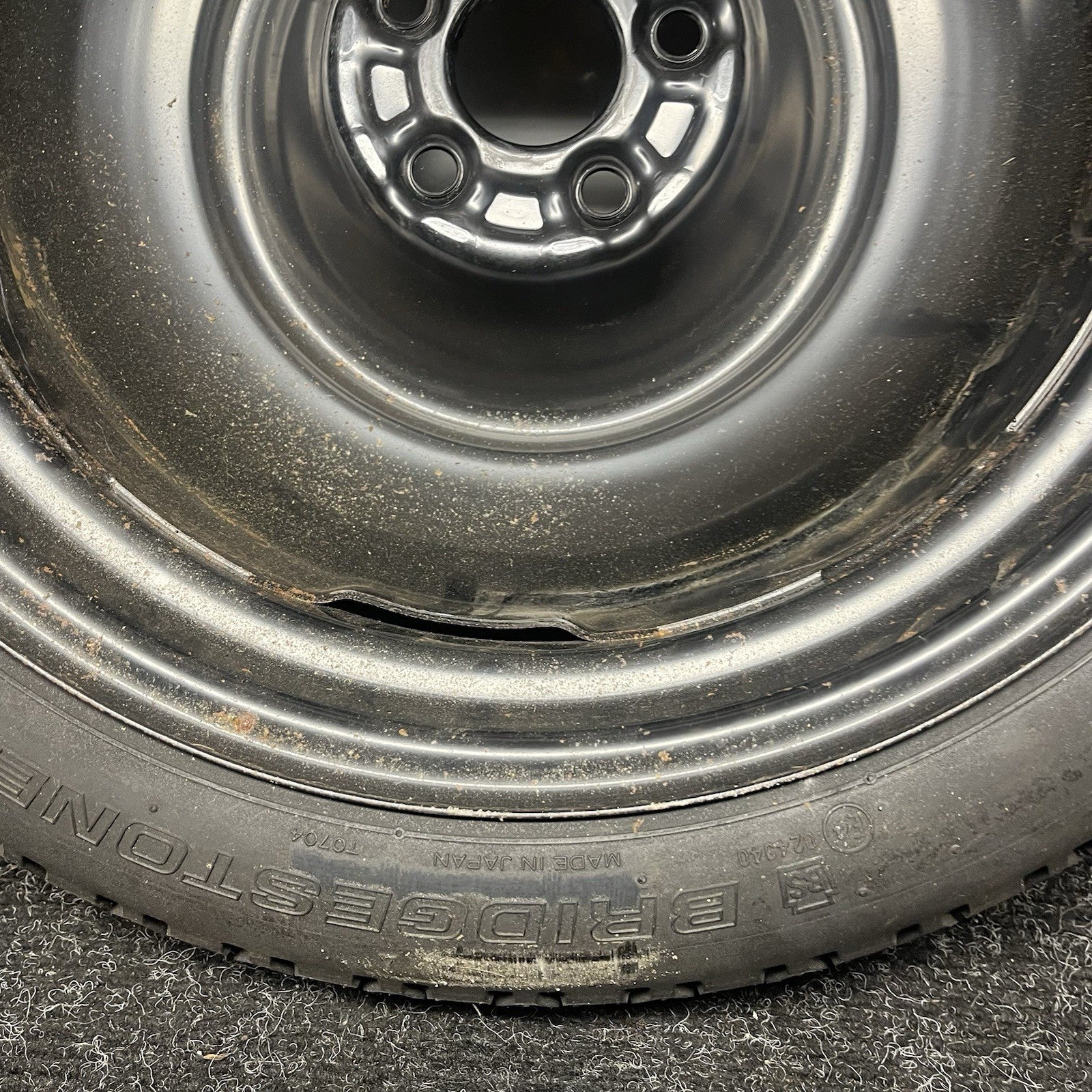 ☑️2008-2014 Subaru Impreza WRX STi OEM Factory Emergency Spare Wheel Donut Tire