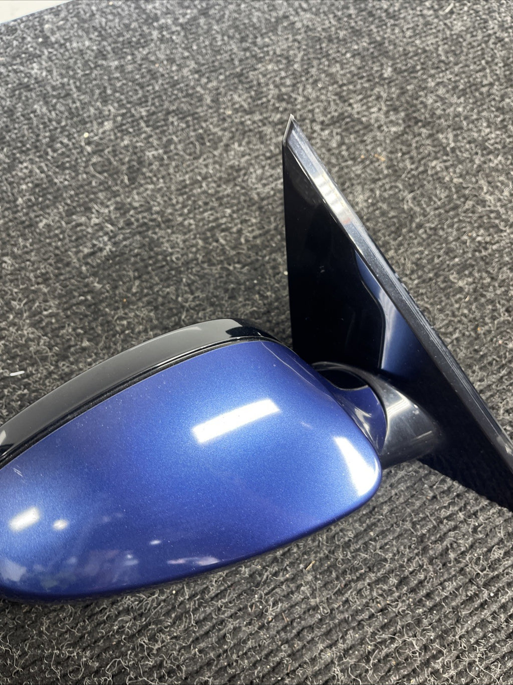 ☑️ 08-10 OEM BMW E88 E82 128 135 Passenger Side Mirror Heated Montego Blue