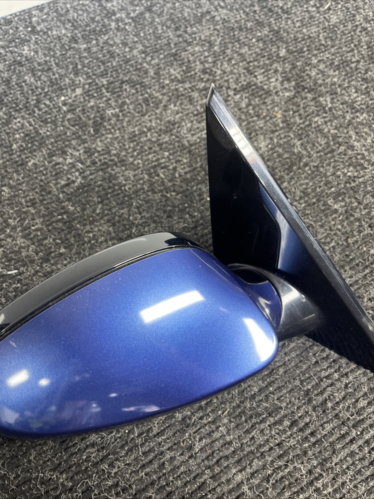 ☑️ 08-10 OEM BMW E88 E82 128 135 Passenger Side Mirror Heated Montego Blue