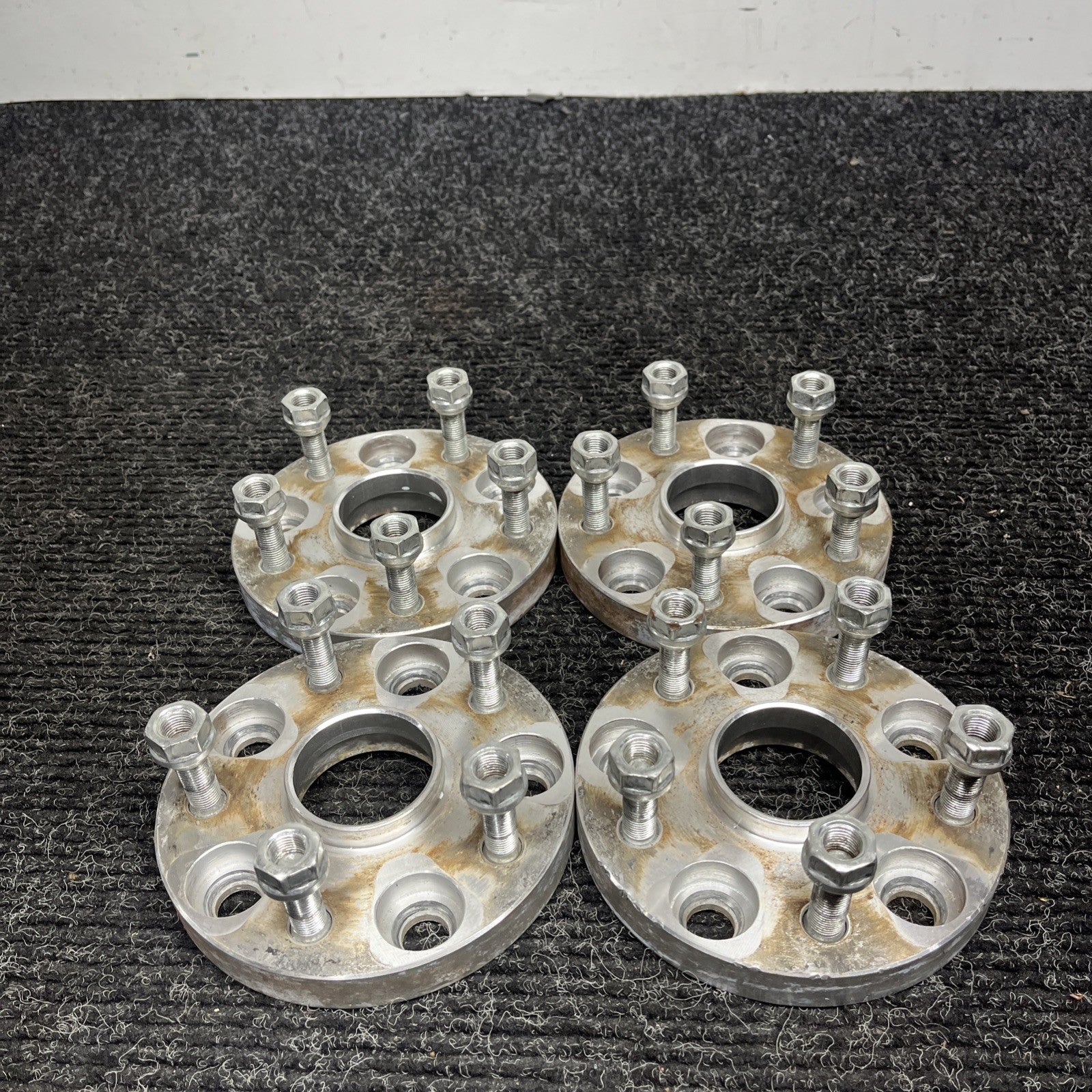 ☑️4x 20mm Black Hubcentric Wheel Spacers 5x100  BRZ impreza legacy Forester 86
