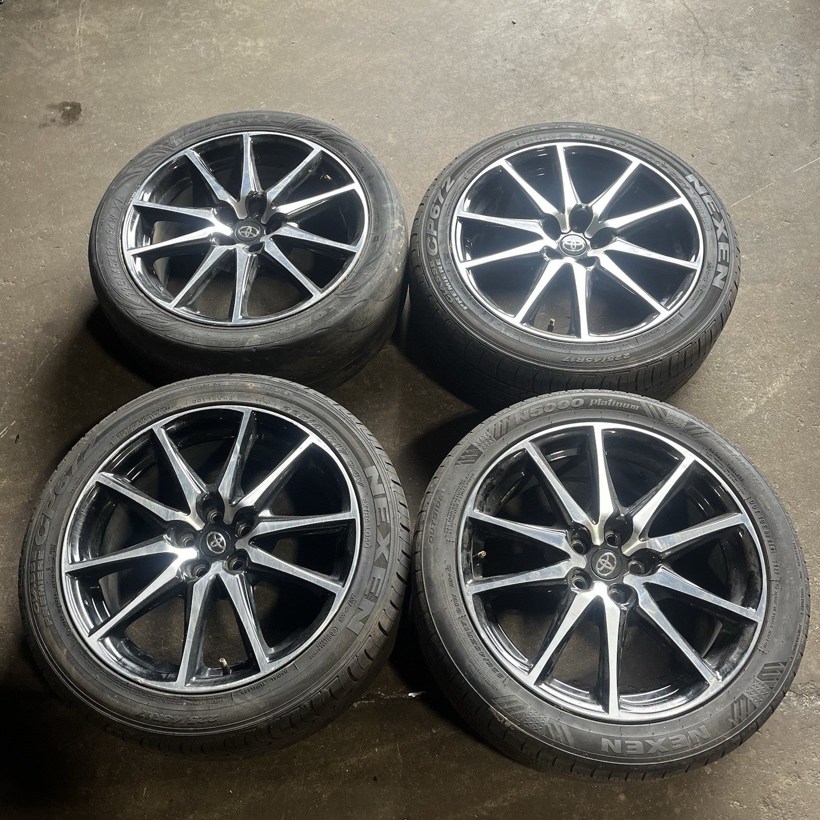 ☑️ 2022-26 Toyota GR86 Base Wheel Set Rim Tire 17” 17x7.5 +48 Offset Factory OEM