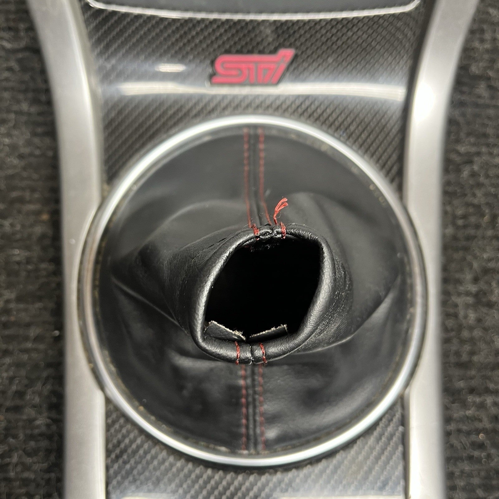☑️ 2017 Subaru WRX OEM 92121VA000 Shifter Bezel STI Carbon