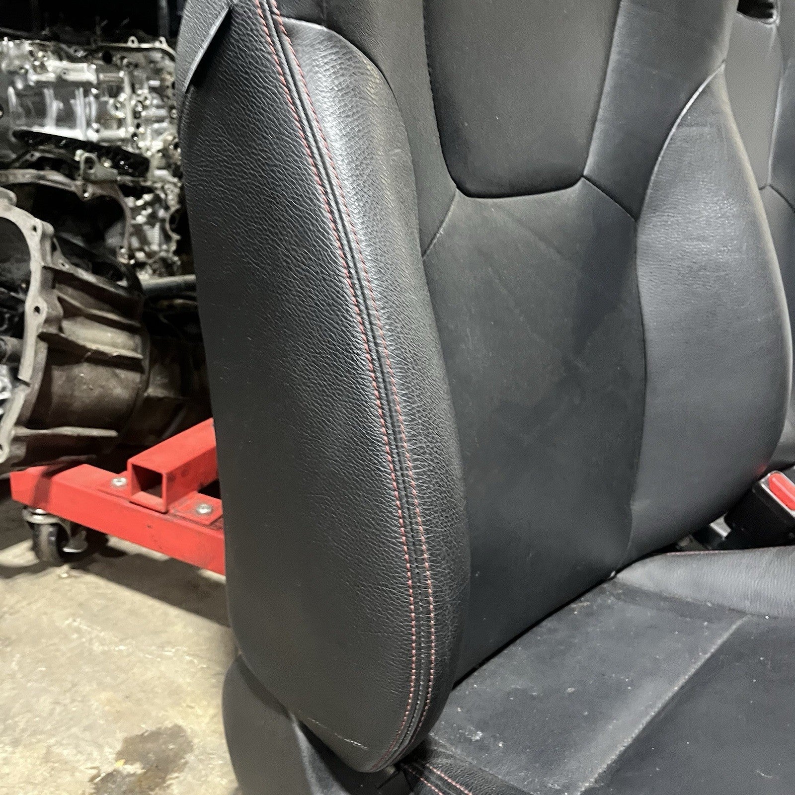 ☑️ 2008-14 SUBARU WRX STI LIMITED OEM FRONT LEATHER SEAT PAIR LEFT RIGHT FACTORY