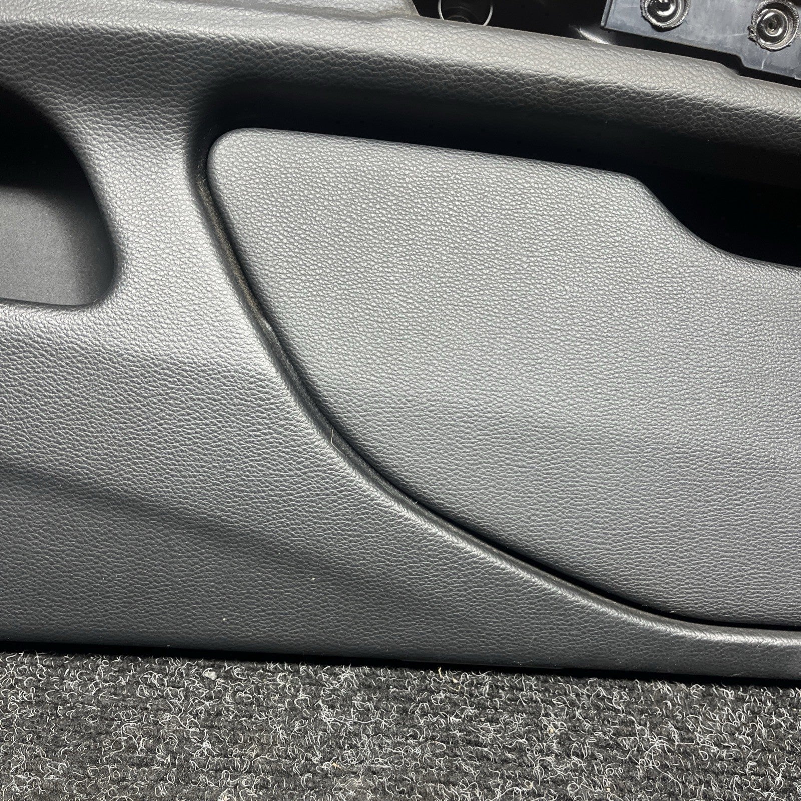 ☑️ 07-13 OEM BMW E93 E92 Front Driver Door Card Panels SADDLE BROWN LEATHER