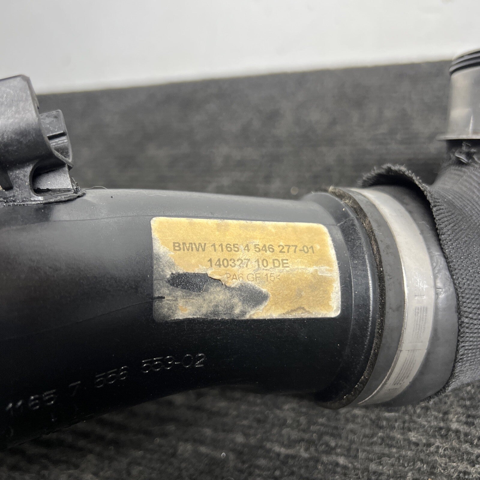 ☑️ 07-13 OEM BMW E90 E92 E82 N54 N55 Intercooler Lower Left Charge Air Pipe