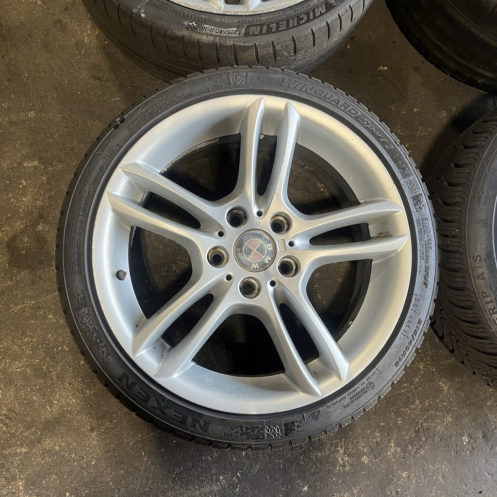 ☑️ 08-13 Bmw E88 128 135 Front & Rear M Sport 18" Style 261 Rim Wheels Set OEM
