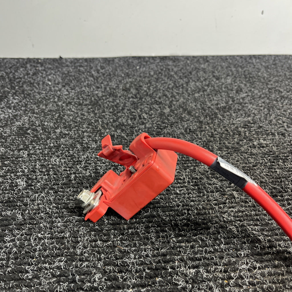 ☑️ 06-13 OEM BMW E82 E90 E92 E88 Battery Plus Pole Terminal Positive Red Cable