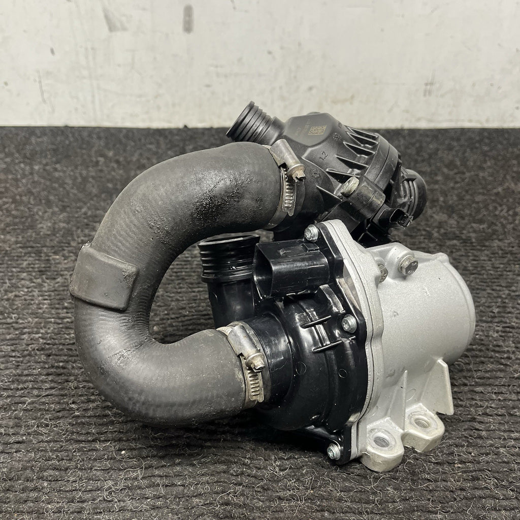 ☑️LOW MILES! BMW E82 E90 E92 F10 N54 N55 Electric Metal Water Pump W/ Thermostat