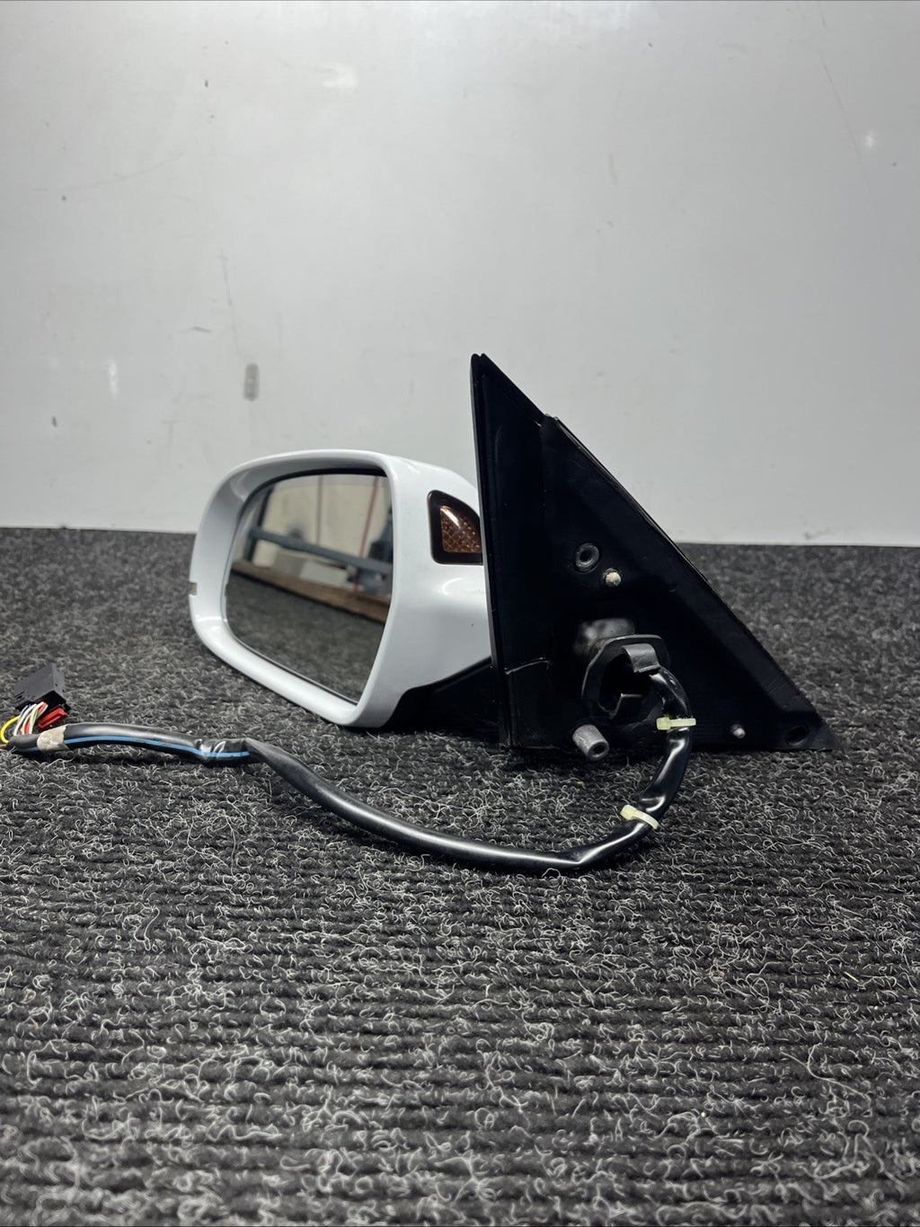☑️ 10-16 AUDI B8 S4 A4 FRONT LEFT SIDE EXTERIOR DOOR MIRROR ALUMINUM AUTODIM OEM