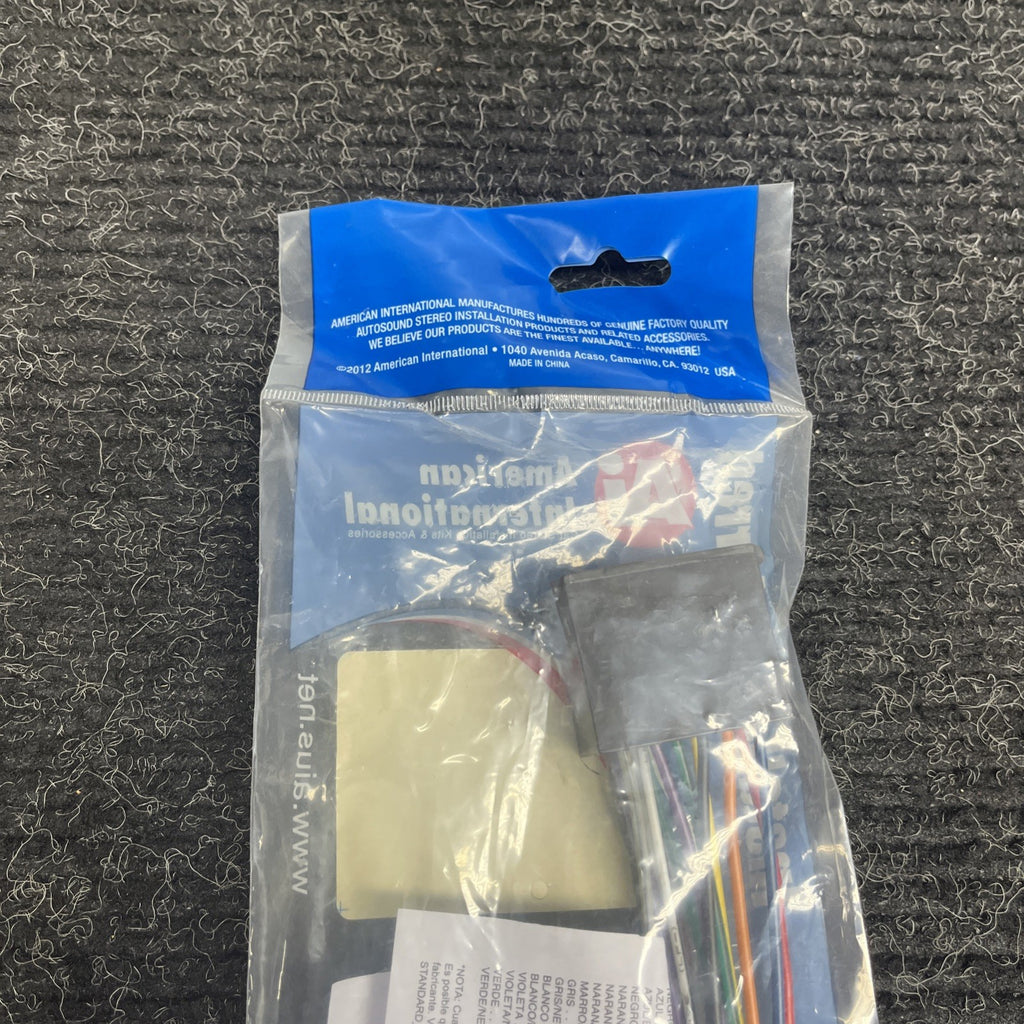 ☑️ OEM AMERICAN INTERNATIONAL WIRING HARNESS PLUG FOR AFTERMARKET RADIO BWH470