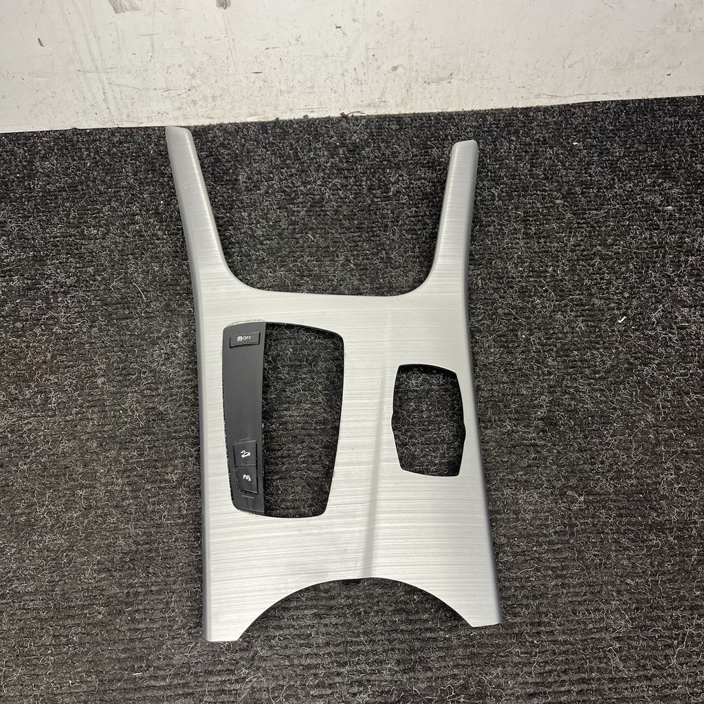 ☑️ 2011-2018 BMW X3 X4 F25 F26 FRONT CENTER CONSOLE SHIFTER TRIM PANEL ALUMINUM