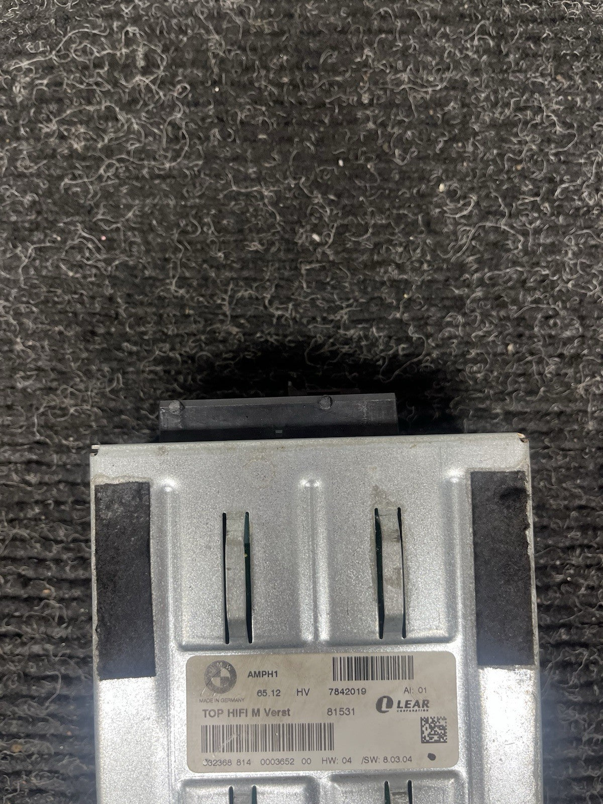 ☑️ 07-11 OEM BMW E90 E92 E93 M3 Top Audio Sound Amplifier INDIVIDUAL AMP LEAR