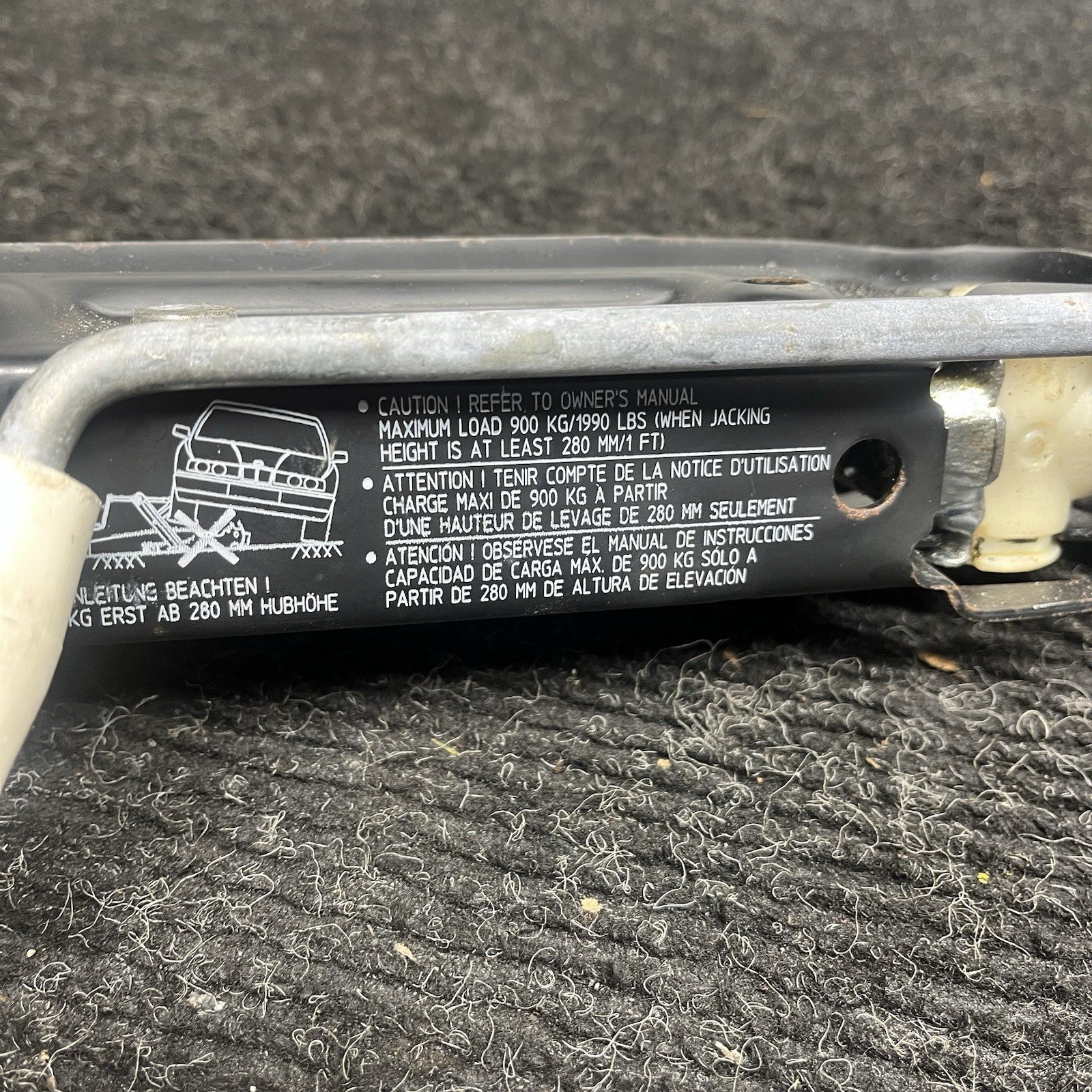 ☑️ BMW E46 3-Series Factory Spare Tire Changing Jack Lifting Tool 1999-2006 OEM