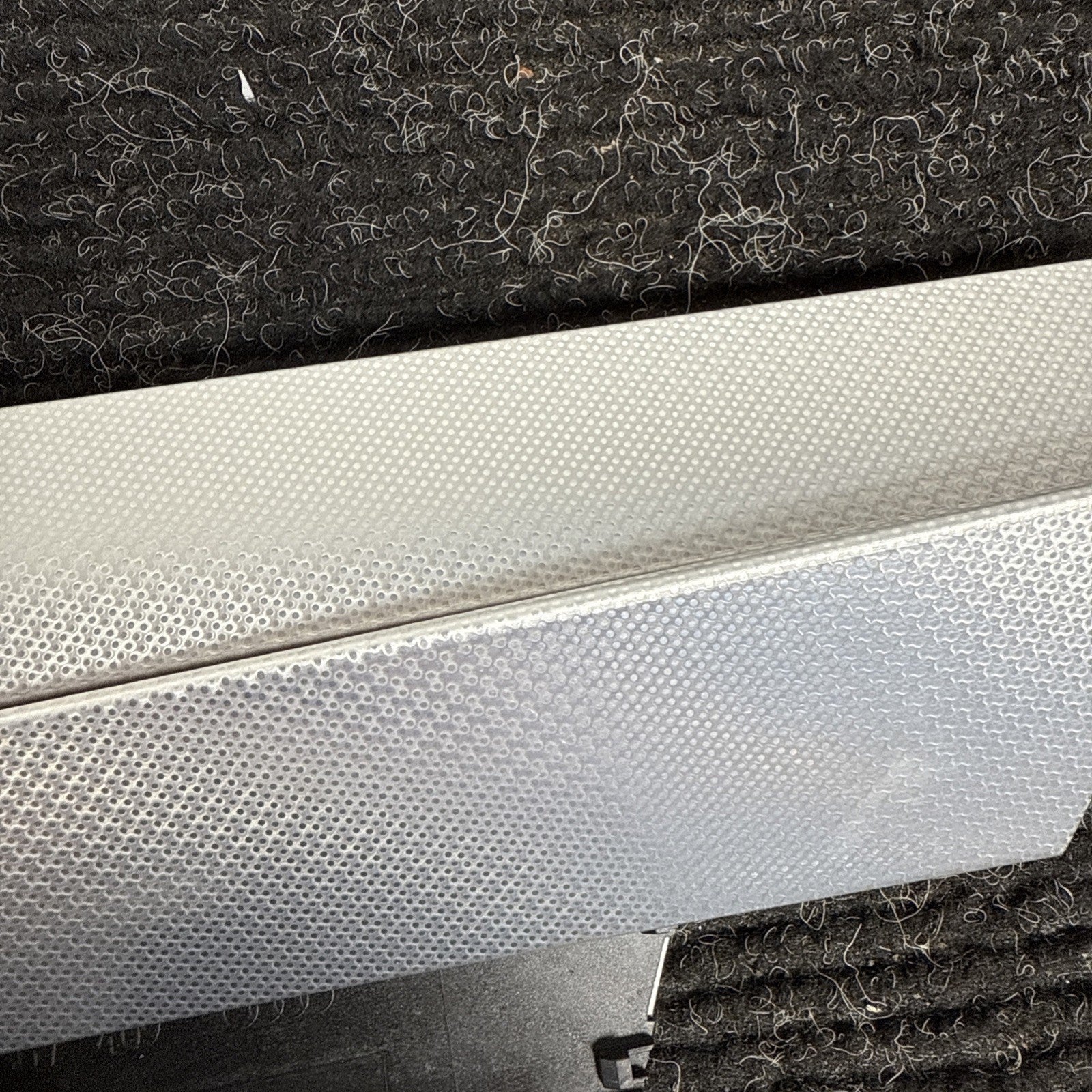 ☑️ 2013 AUDI A4 B8 8K DASH DOOR CONSOLE FISH SCALE ALUMINUM TRIM SET OEM
