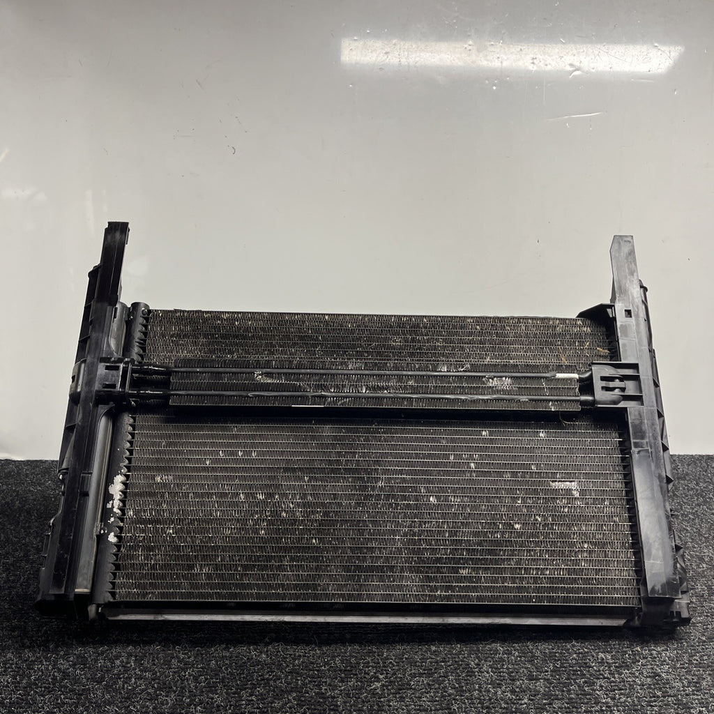 ☑️ 07-13 BMW E92 N54 335i RADIATOR A/T TRANSMISSION OIL COOLER W CONDENSER OEM