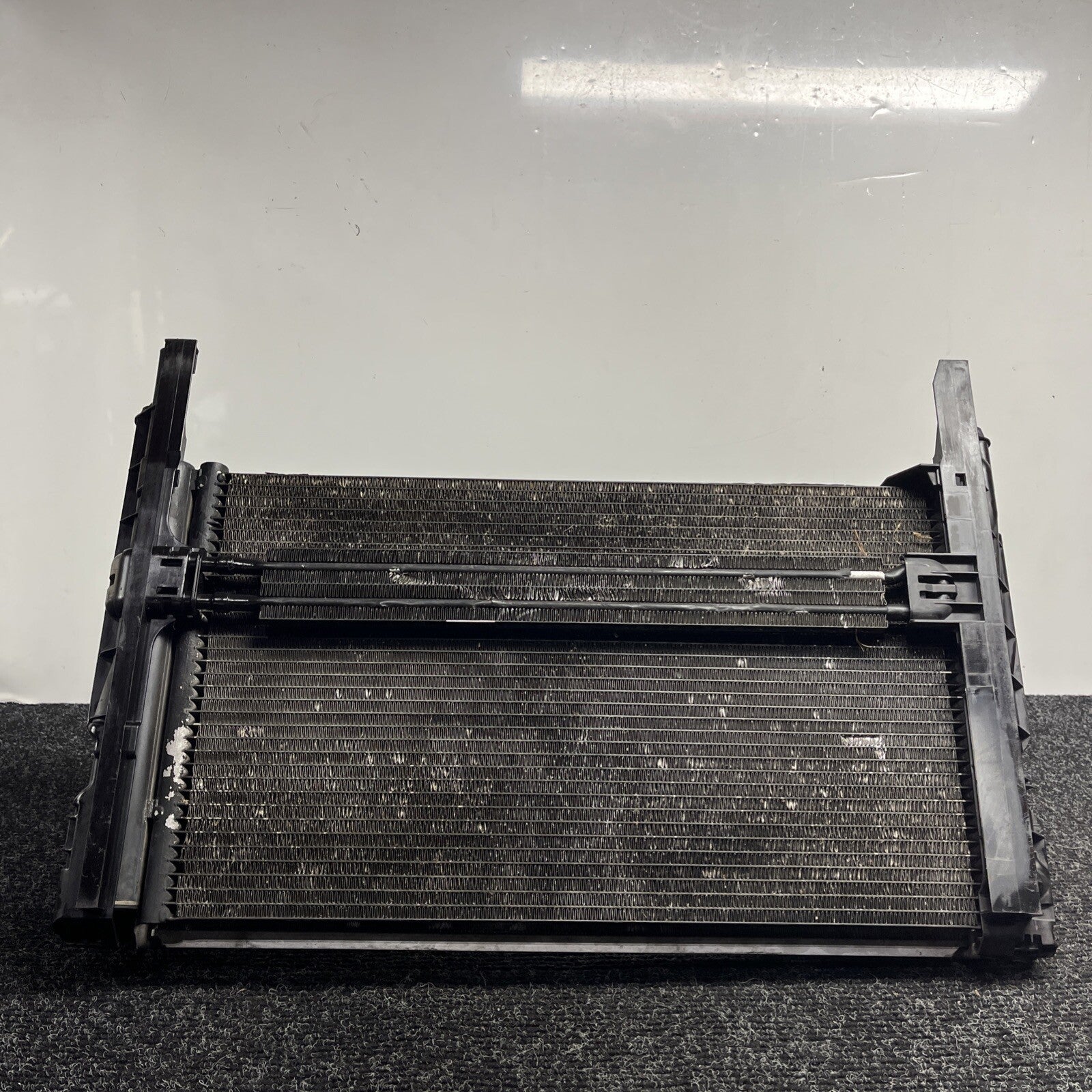 ☑️ 07-13 BMW E92 N54 335i RADIATOR A/T TRANSMISSION OIL COOLER W CONDENSER OEM