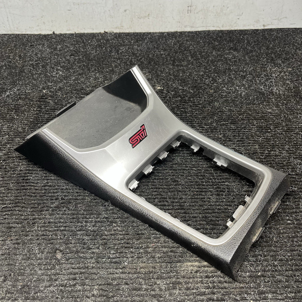 ☑️ 2008-2014 Subaru Impreza WRX STI Shifter Boot Trim Console Surround OEM 08-14