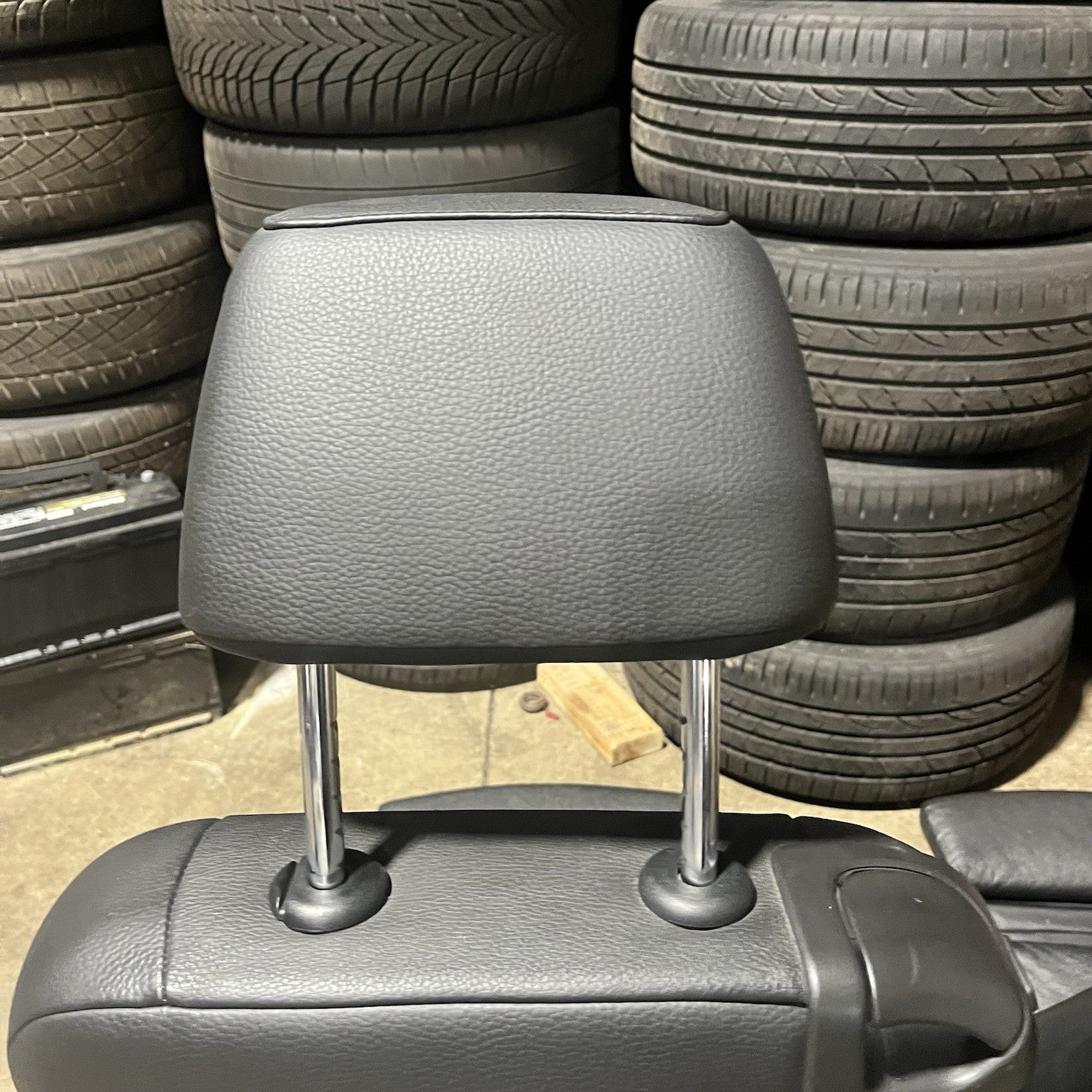 ☑️ 08-13 OEM BMW E82 128 135 Coupe Front Power Sport Seats Boston Leather Black
