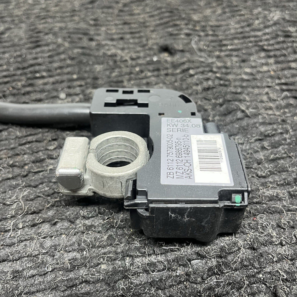☑️ 07-10 OEM BMW E93 328 335 M3 Battery Negative Cable Terminal IBS Ground