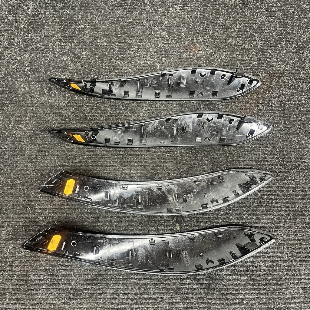 ☑️ 12-18 BMW F30 320i 328i 428i Door Handle Trim Cover Molding Set OEM