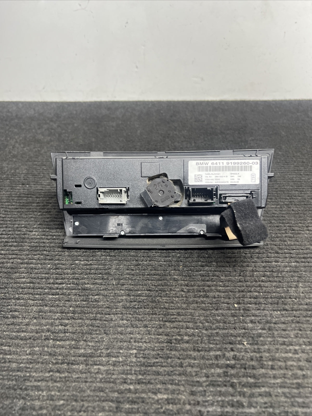 ☑️ 2007-2009 Bmw 335i E9X E90 Ac Heater Climate Control Temperature Oem