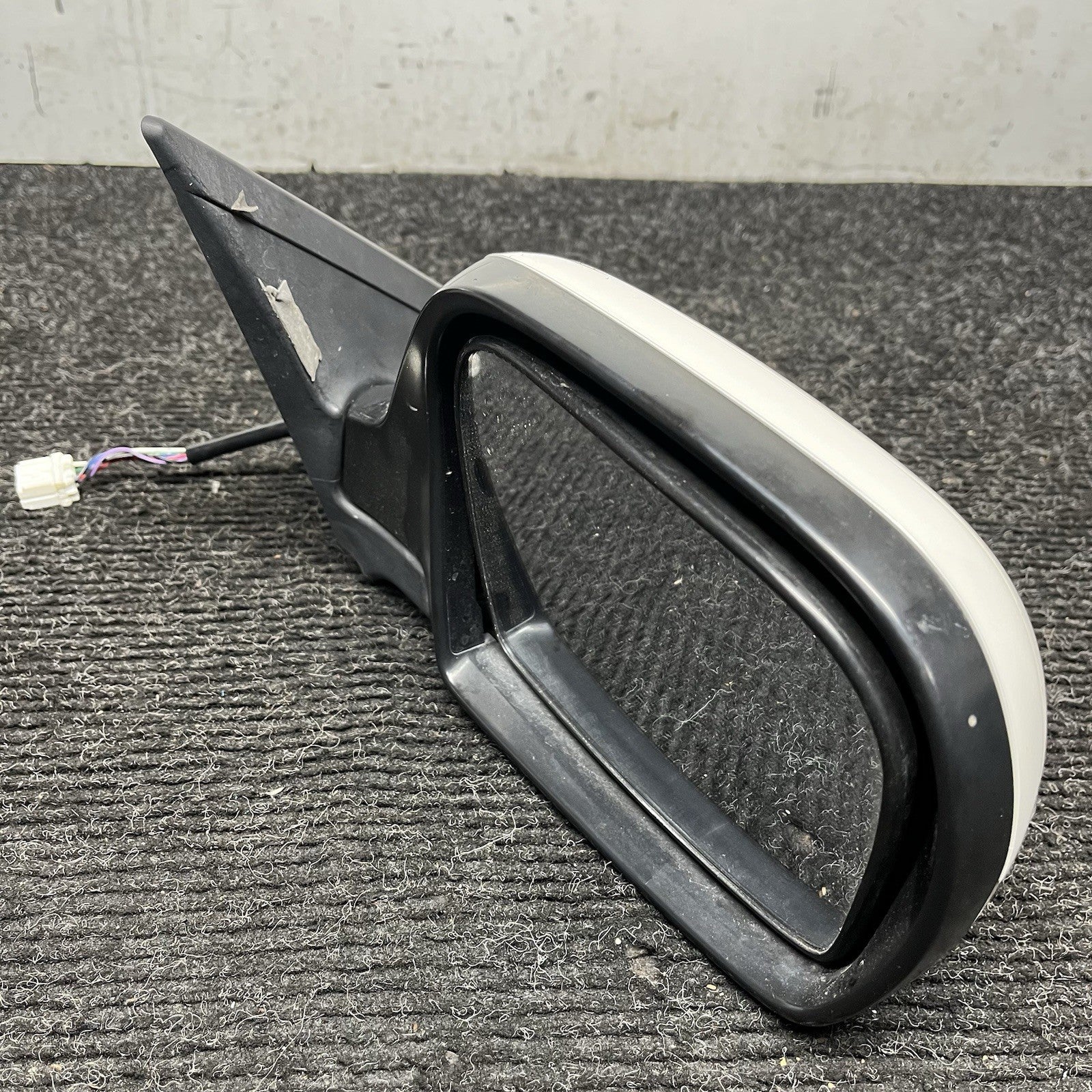 ☑️ 2008-2014 Subaru WRX STI RH Right Passenger Door Mirror DGM White OEM
