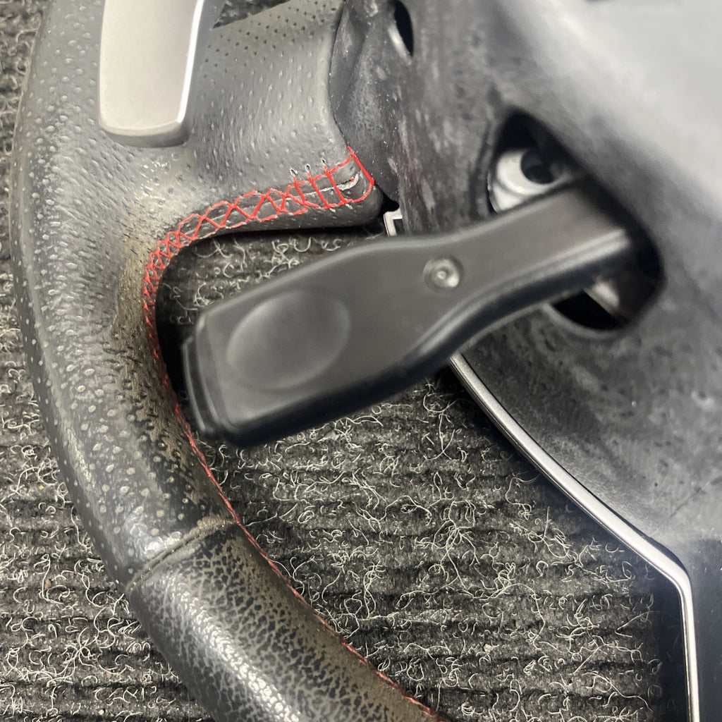☑️ 2013-2016 SCION FRS Subaru BRZ OEM Steering wheel Red Stitched Shift Paddles