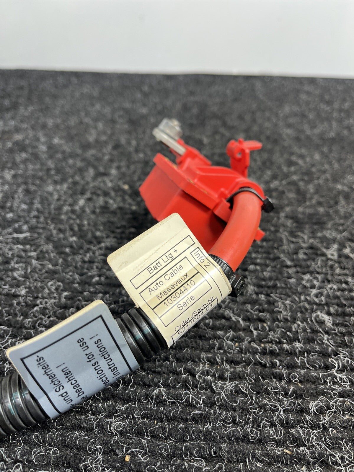 ☑️ 07-13 BMW E70 E71 X5 X6 POSITIVE BATTERY CABLE PLUS POLE TERMINAL OEM
