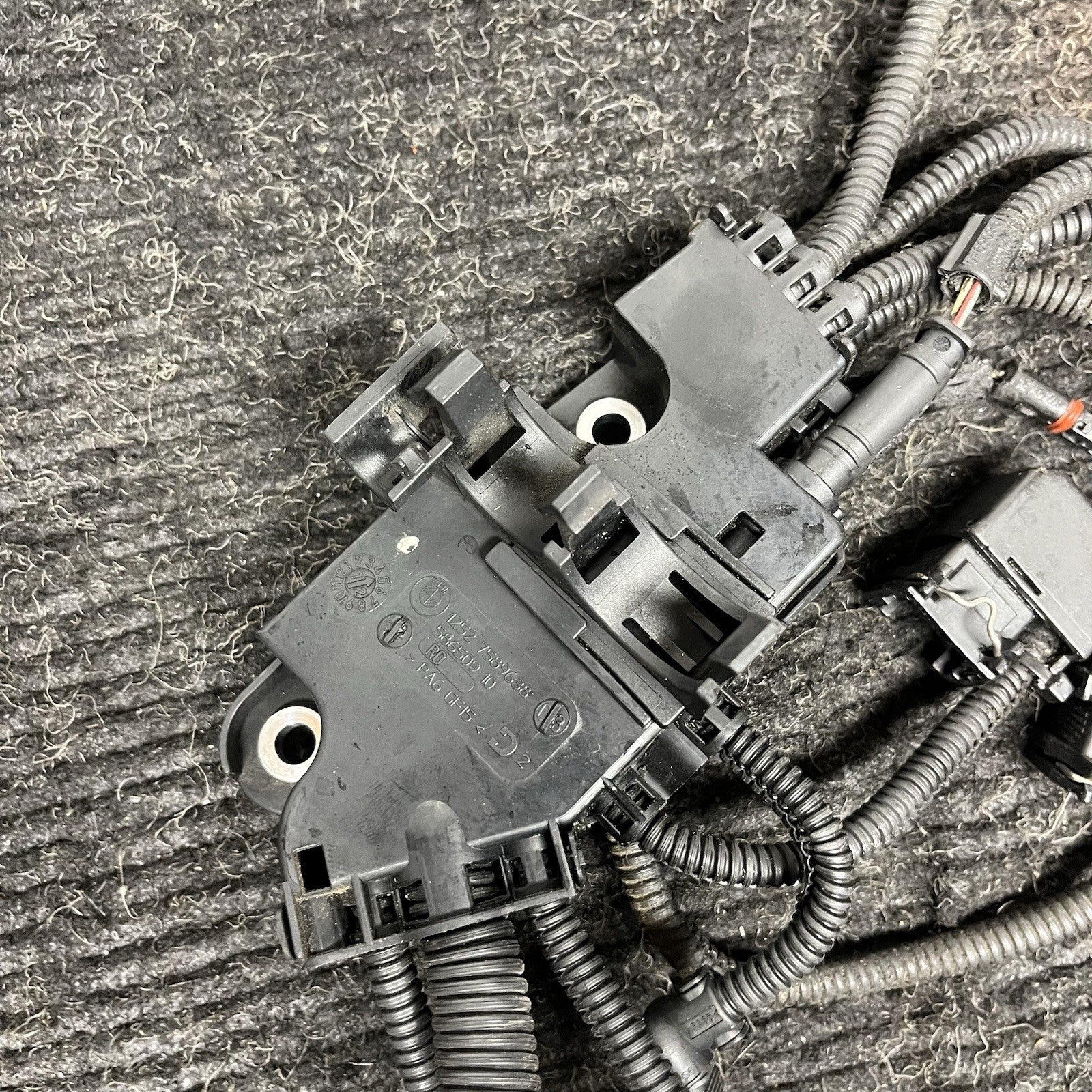 ☑️ 2011-2016 BMW 535I F10 3.0L N55 ENGINE MOTOR WIRING CABLE HARNESS OEM 7589638