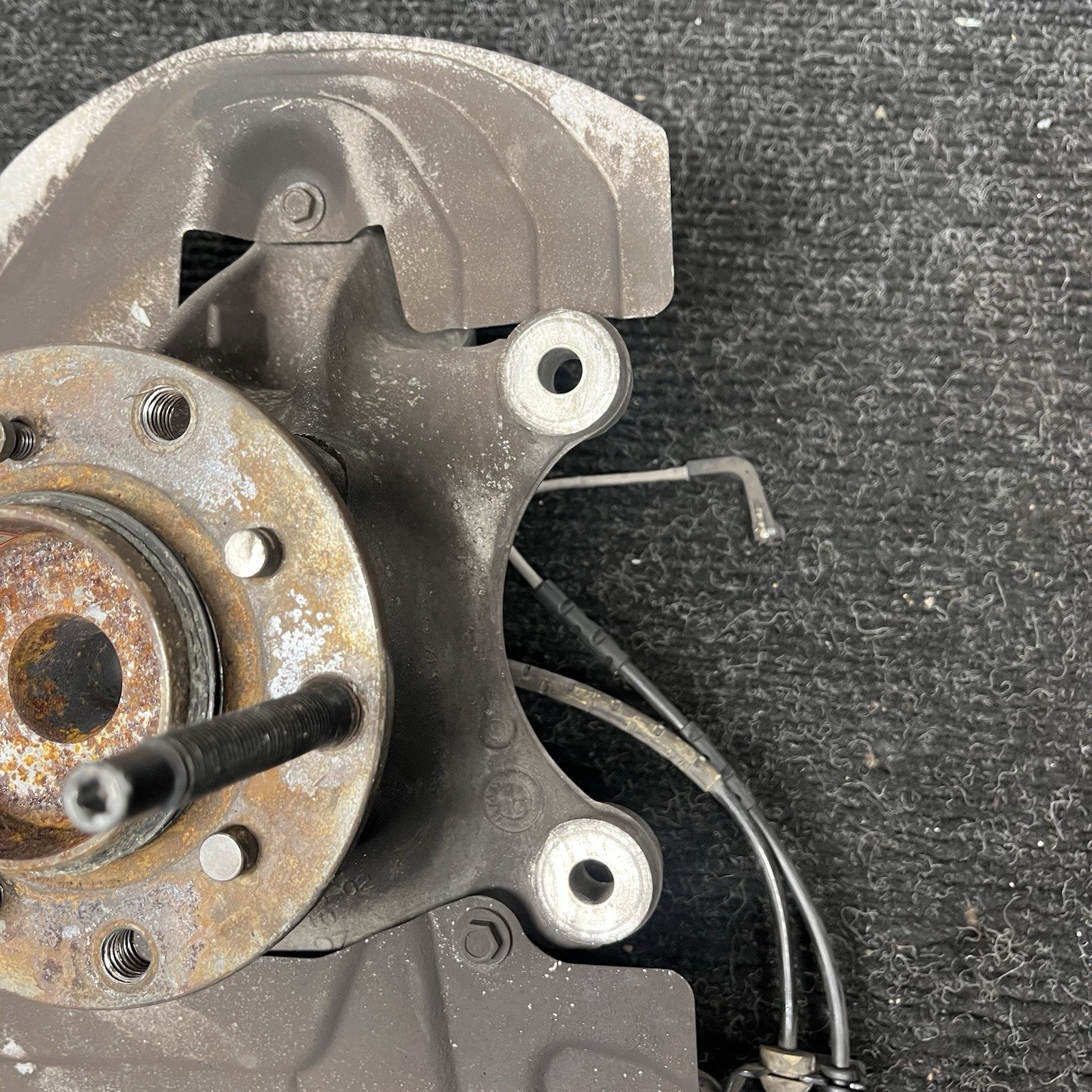 ☑️ 2008-2013 BMW E90 E92 M3 FRONT LEFT DRIVER SPINDLE KNUCKLE WHEEL HUB BEARING