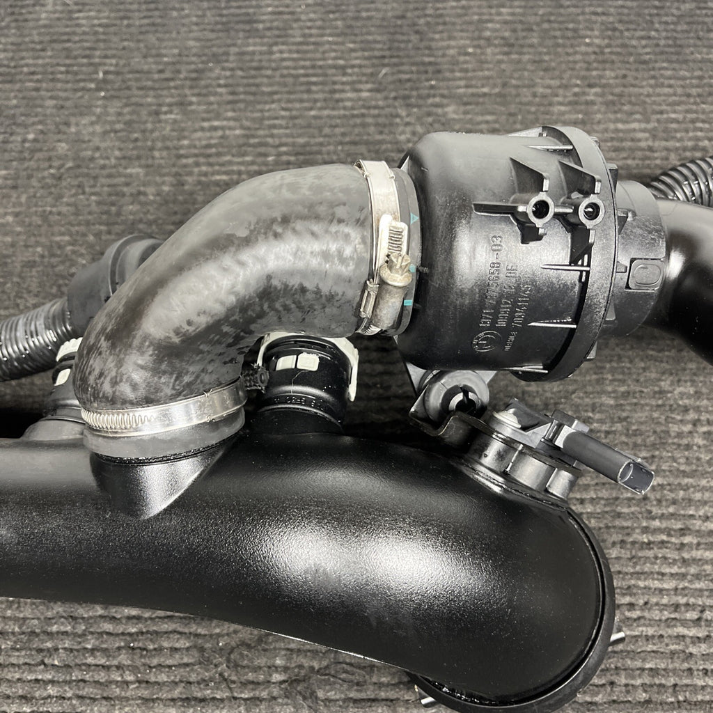 ☑️ 07-13 OEM BMW E90 E92 E93 Charge Pipe Diver Valves Induction Pipe Tract N54