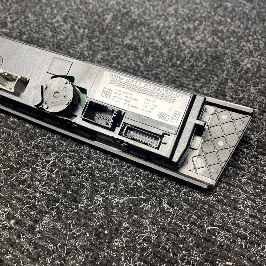 ☑️ 06-09 BMW E90 E92 E93 HEATER A/C CLIMATE CONTROL SWITCH PANEL OEM 335i 335xi