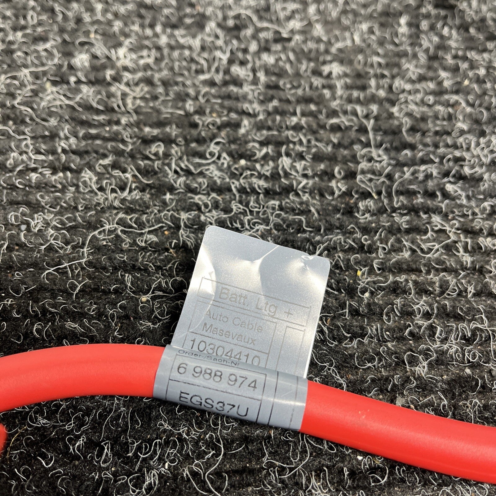 ☑️ 06-13 OEM BMW E82 E90 E92 E88 Battery Plus Pole Terminal Positive Red Cable
