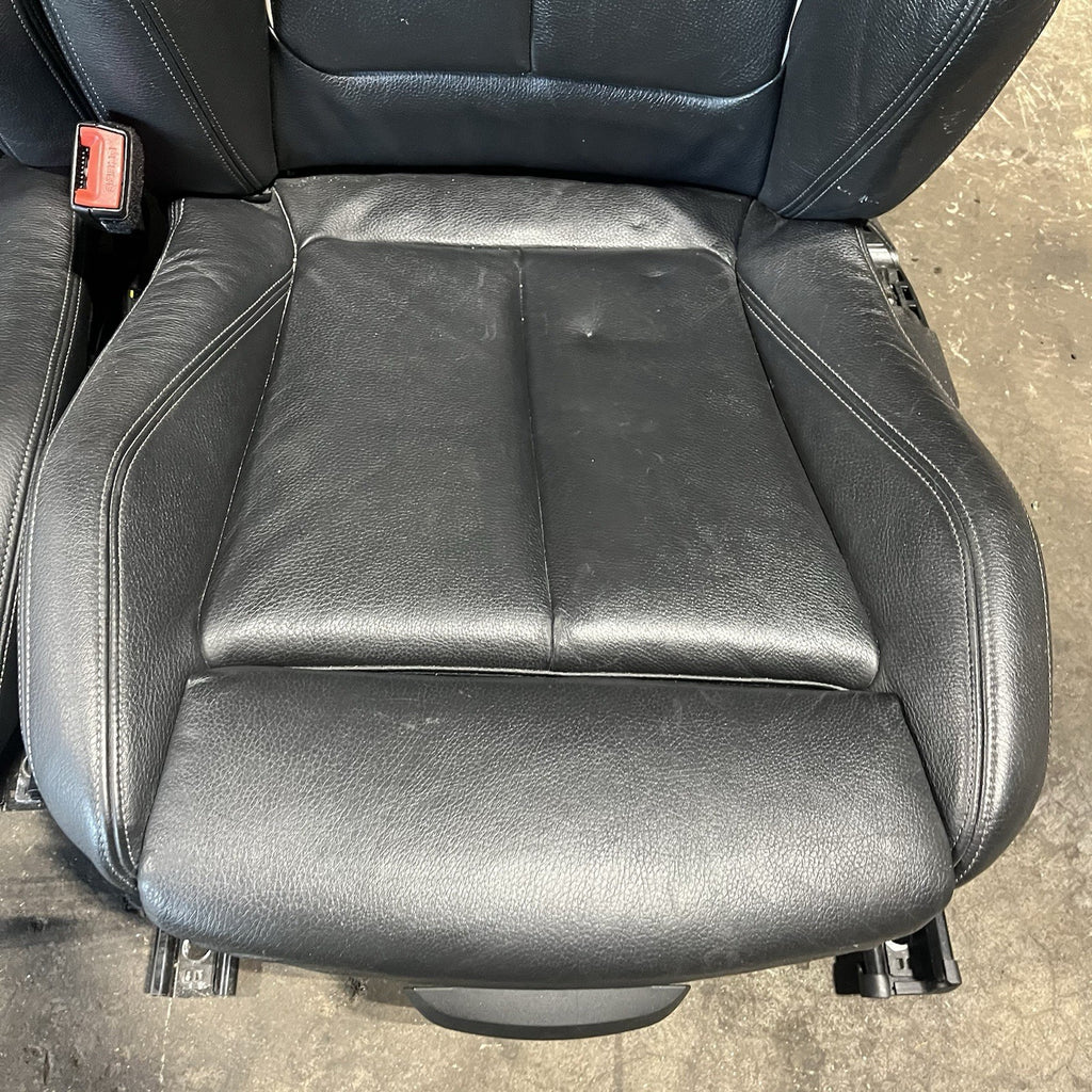 ☑️ OEM BMW F30 F36 FRONT Driver Passenger Seats Sport Heated Black Sensated Pair
