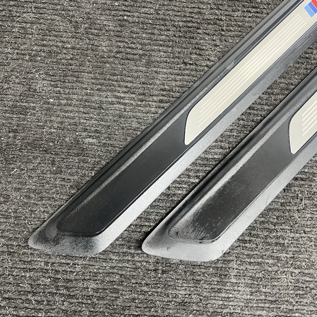 ☑️ 14-16 OEM BMW F22 M235 Pair Front Door Sills M SPORT Scuff Plate Trim SET