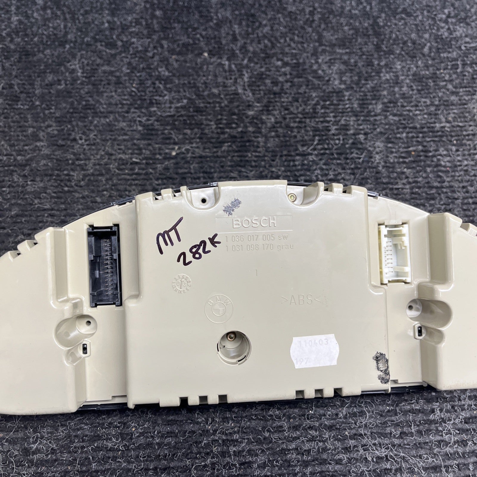 ☑️02-06 BMW E46 330Ci Coupe Convertible Instrument Gauge Cluster Manual OEM 282k