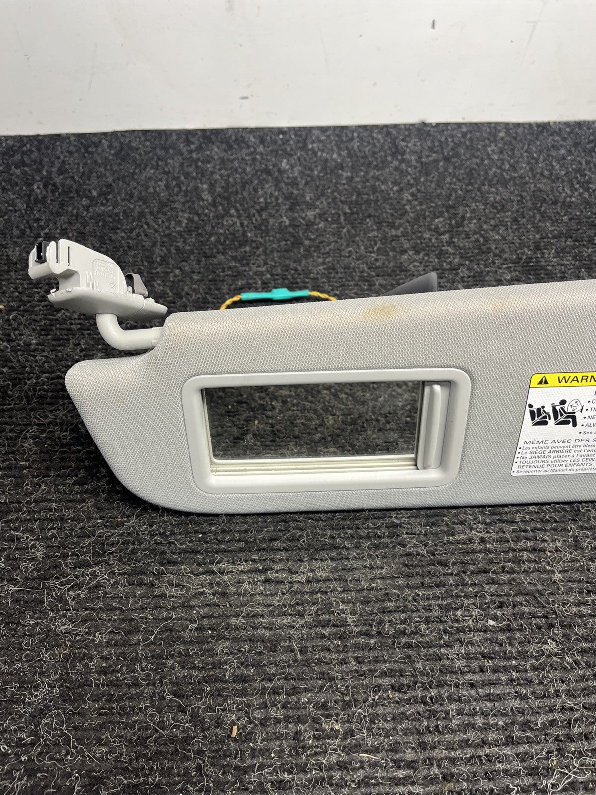 ☑️2012-2016 AUDI A6 S6 A7 S7 Left Sun Visor Set Pair OEM Silver