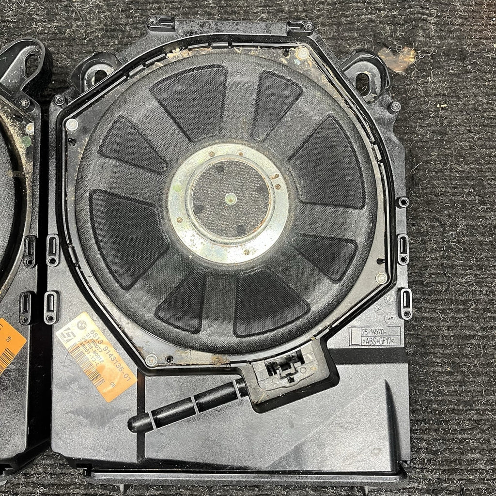 ☑️ OEM BMW E88 E92 E93 Bass Speakers Sub Subwoofer Logic 7 Harman Kardon DSP L7