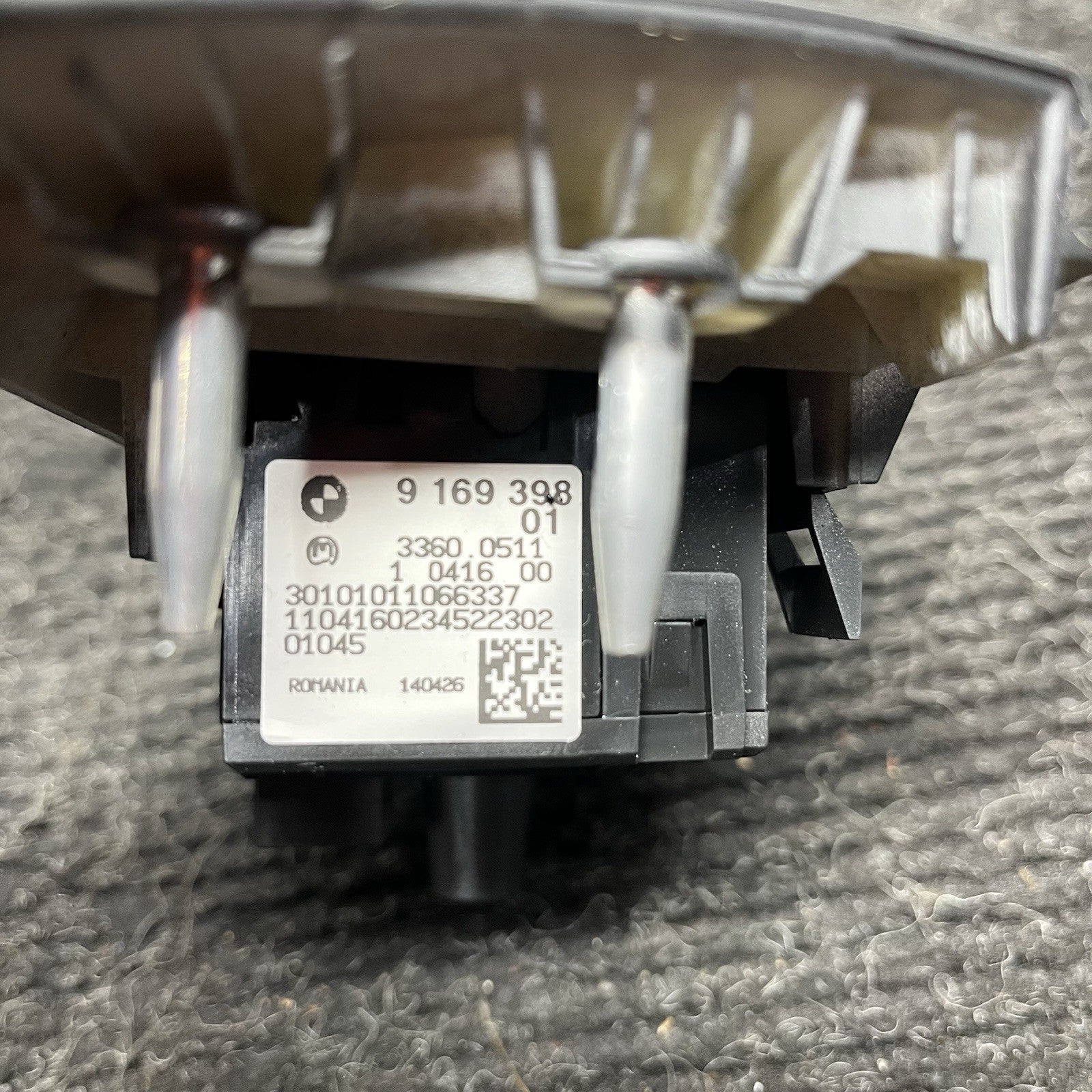 ☑️ 07-13 OEM BMW E92 E93 328 335 Headlight Switch Control Panel Light BLACK
