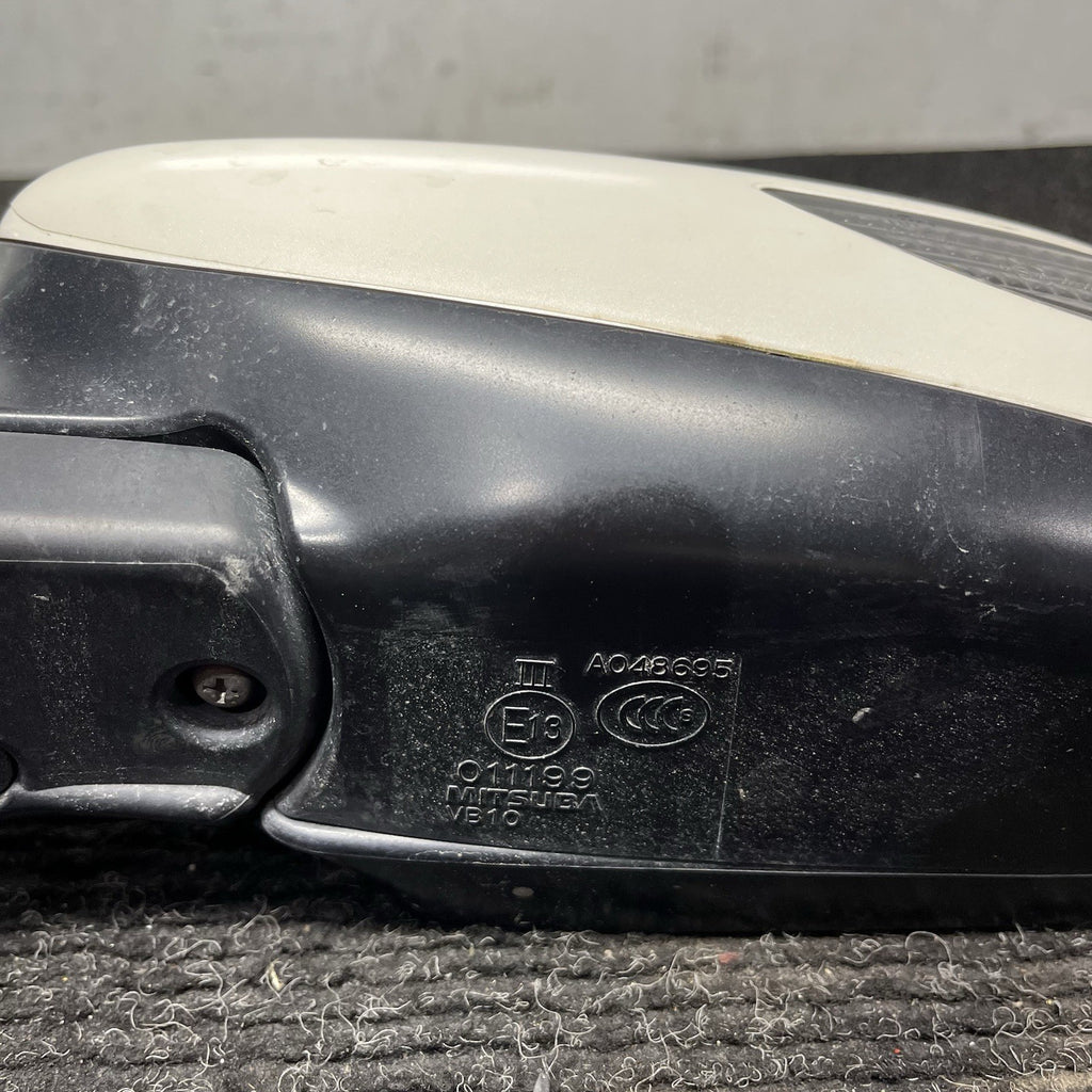 ☑️ 2008-2014 Subaru WRX STI LH Left Driver Door Mirror DGM White OEM
