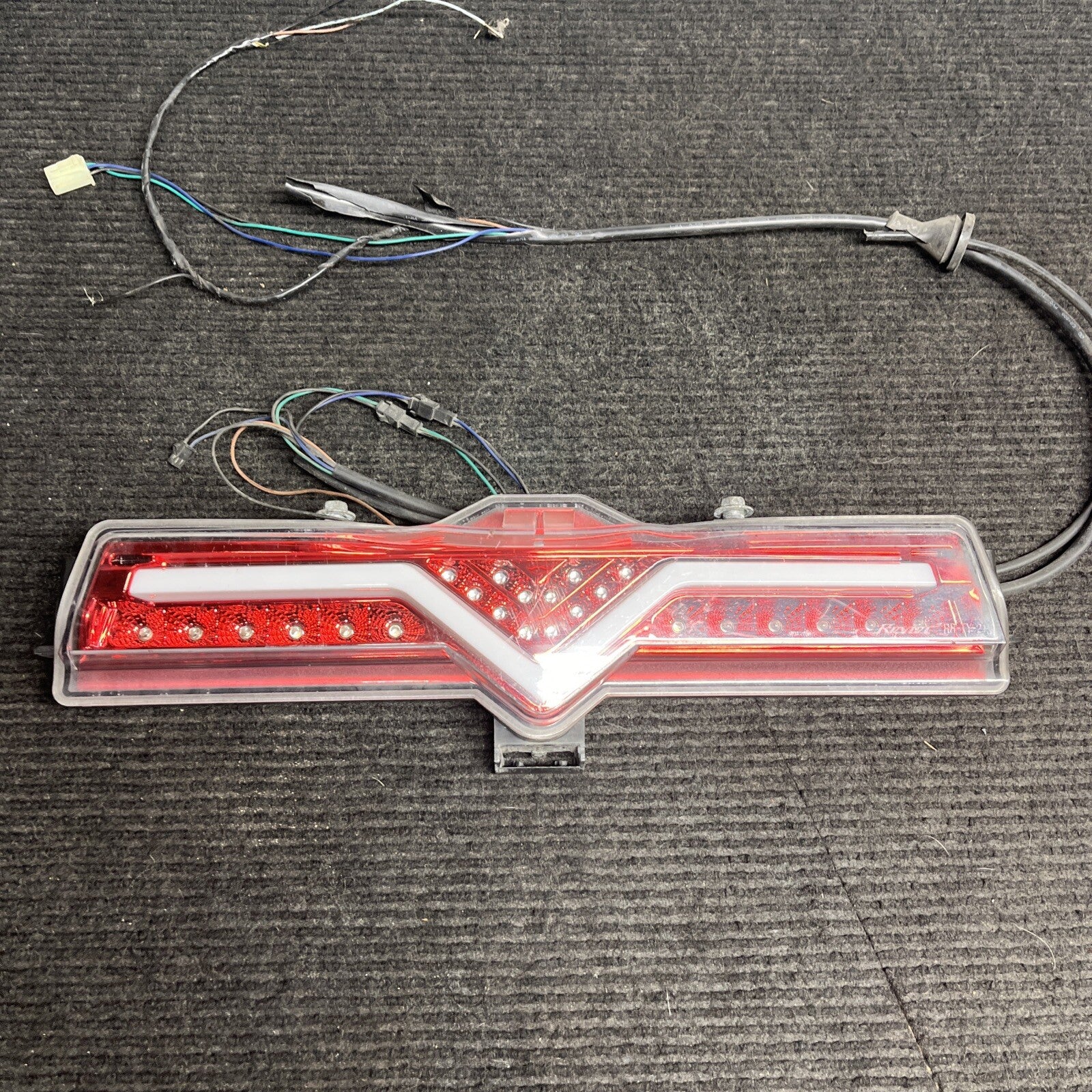 ☑️ LED REAR BUMPER REVERSE 4th BRAKE FOG LIGHT LAMP CLEAR/RED for SCION FR-S FRS